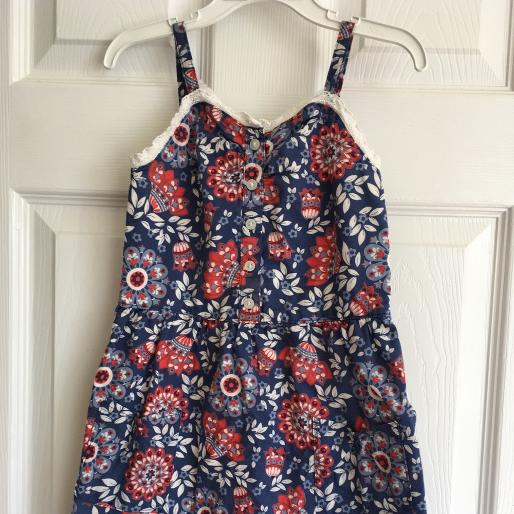 Girls casual dress size 4 (old navy)